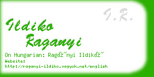 ildiko raganyi business card